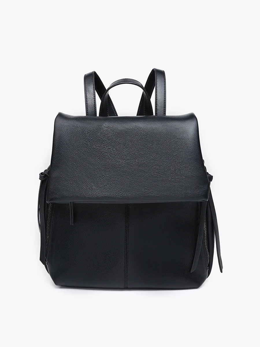 Adley Vegan Foldover Backpack