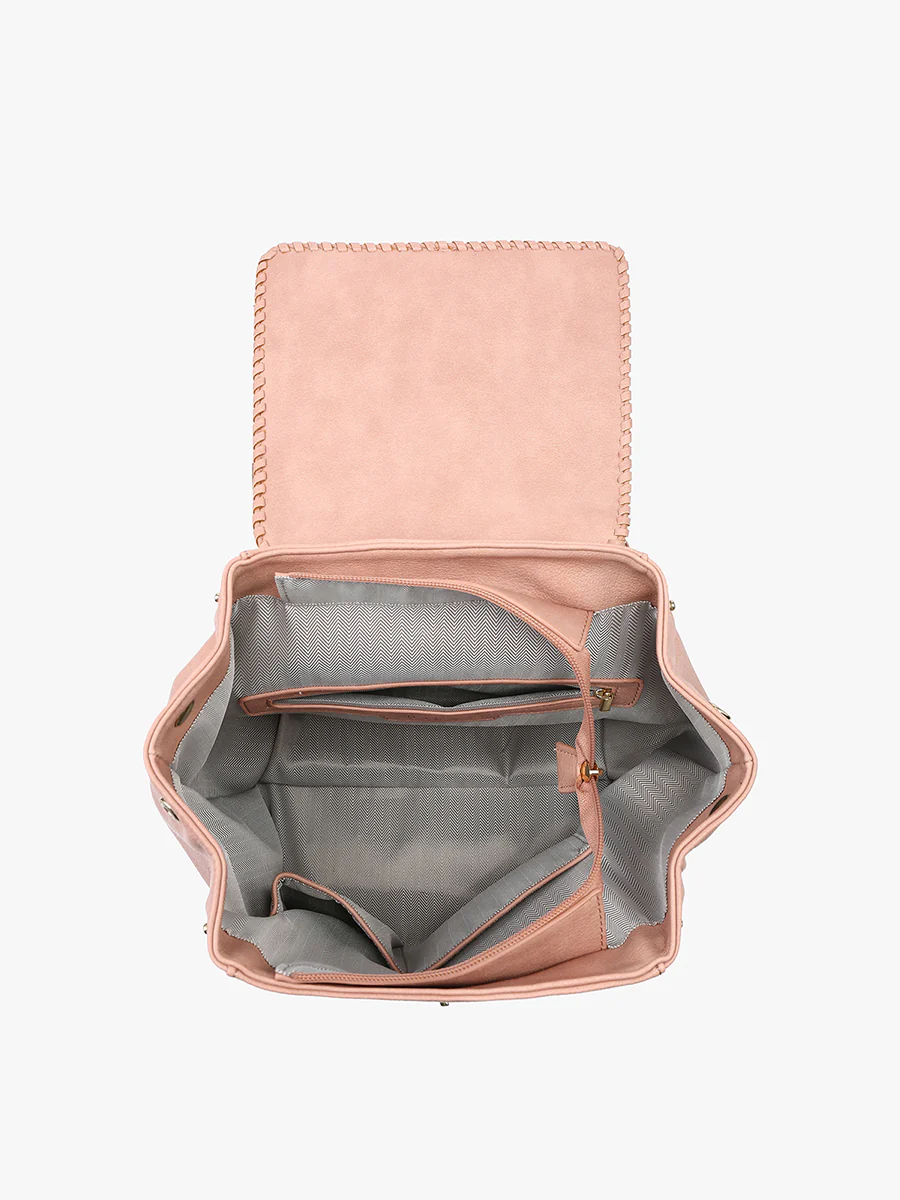 Olive Denim Backpack