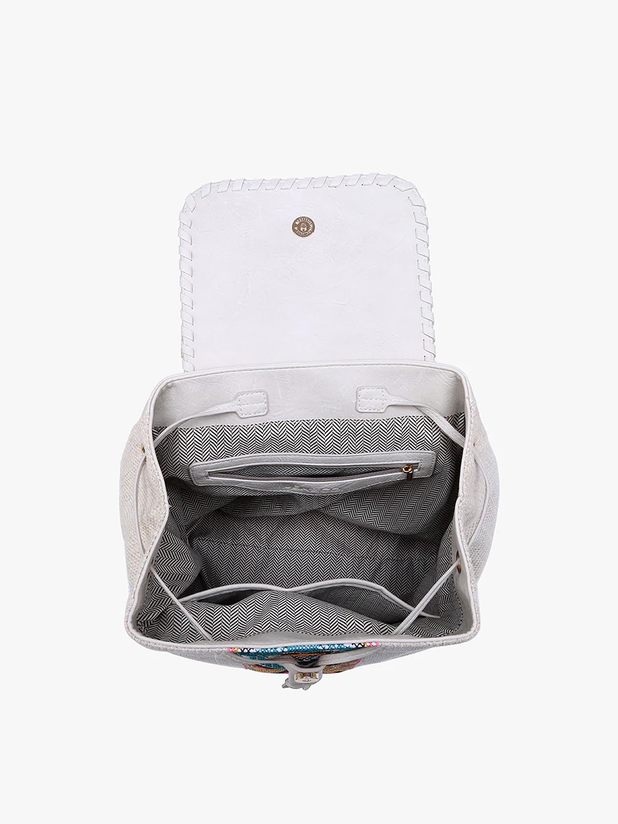 Saffron Vegan Tribal Backpack