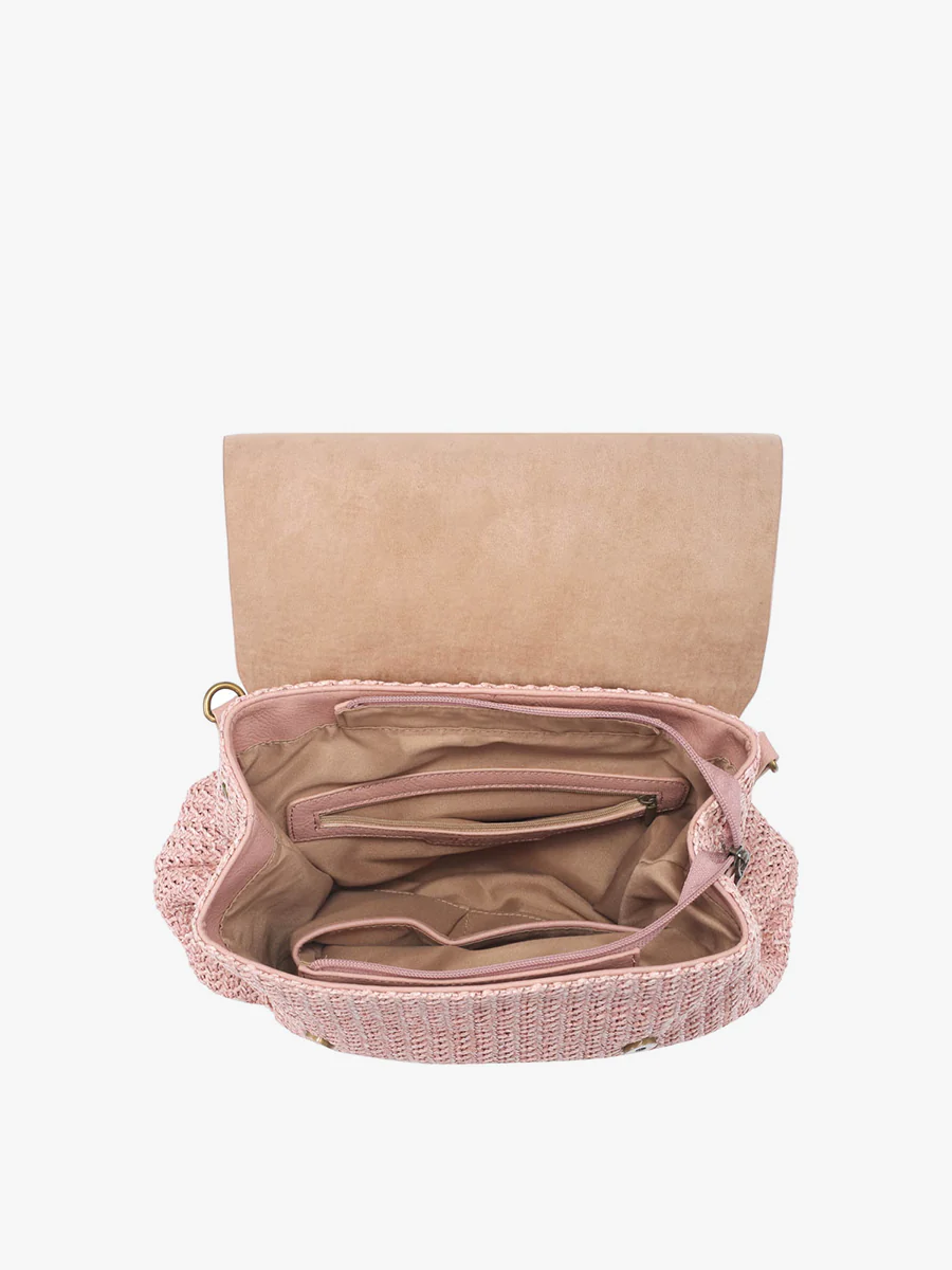 Faye Vegan Woven Backpack